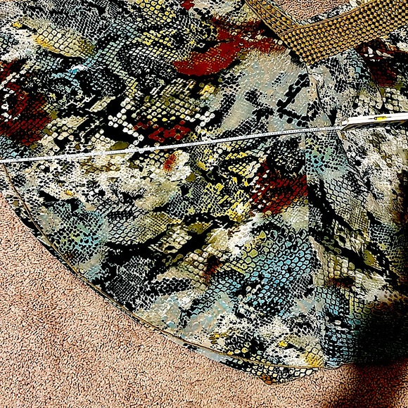 🦋🦋BOHOBandolino butterfly sleevesOpensUpwithArms MovementBeautifulColorsEUC.M - Picture 9 of 9